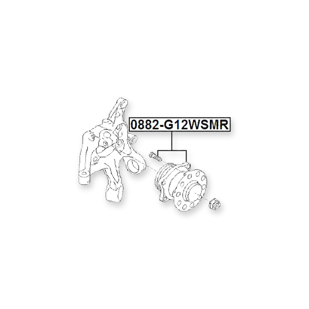 Subaru Ascent/Evoltis W11 Rear Wheel Hub