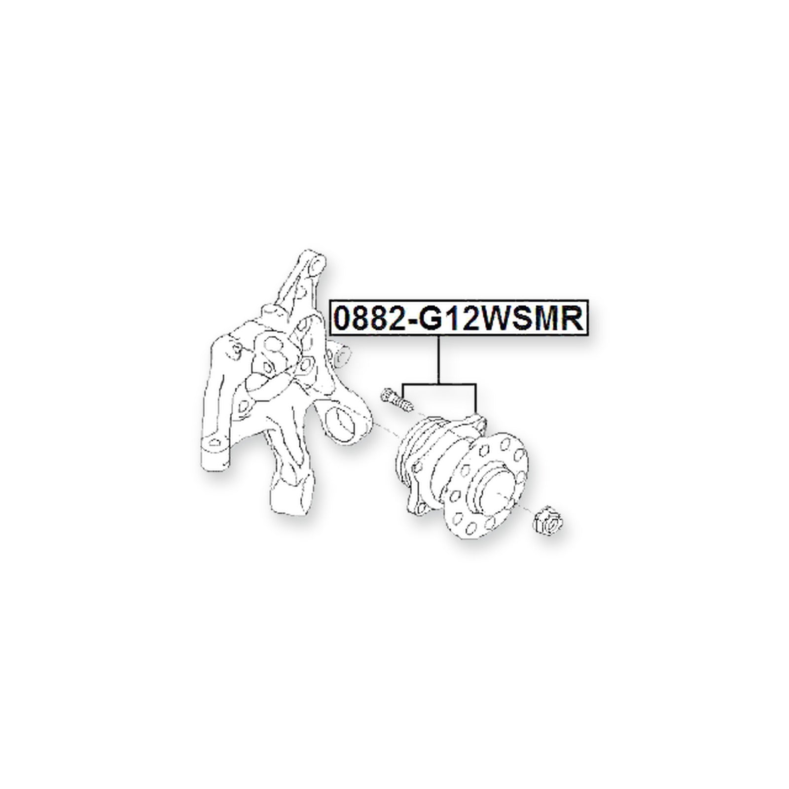 Subaru Ascent/Evoltis W11 Rear Wheel Hub