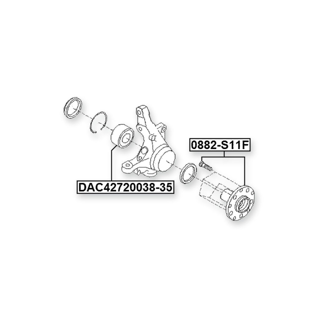 Subaru Baja B12 Front Wheel Hub