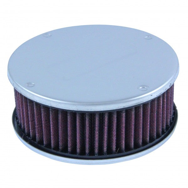 TFI Racing Chrome Air Cleaner 5-1/2" Wide x 55mm Tall 80mm Neck Nikki Hitachi