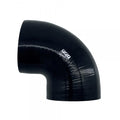 TFI Racing Silicone Hose Black 90 Deg Elbow 95mm (3.75") ID, 50mm Leg Length