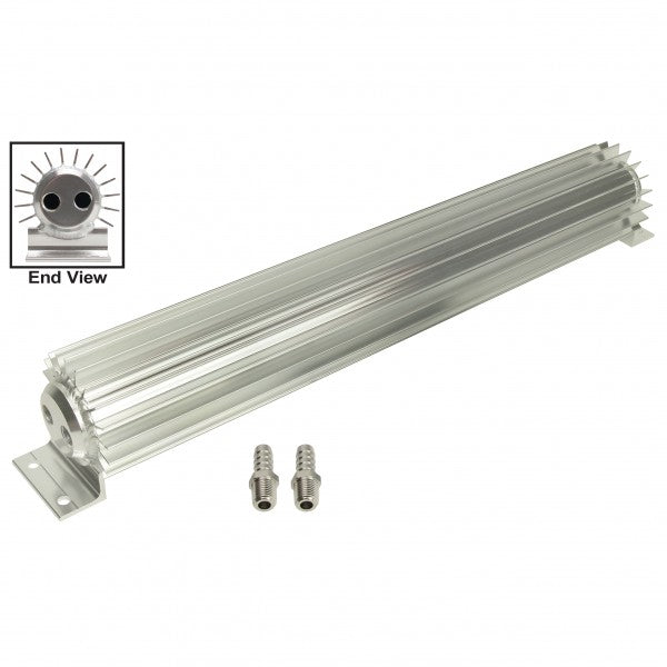 TFI Racing Heat Sink Fluid Cooler 20-1/4" x 3" Dual Pass 1/4" NPT Inlet