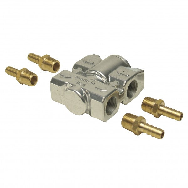Derale Billet Style Aluminum Fluid Control Thermostat with 3/8" NPT ports