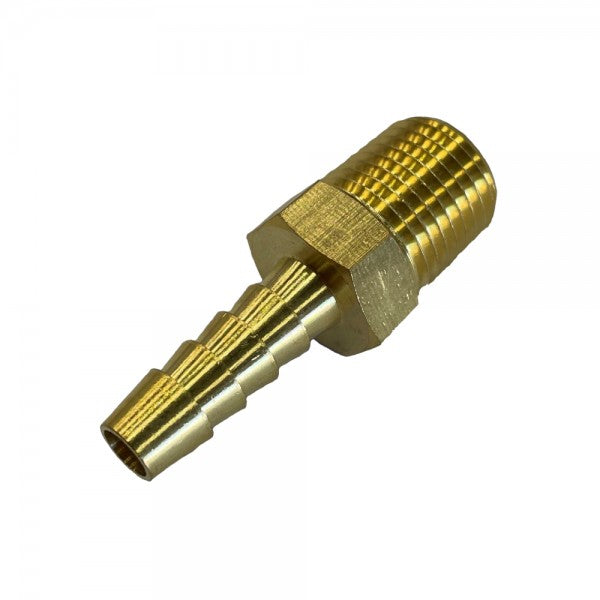 TFI Racing Male Tail Fitting 1/4" (6.3mm) Hose Tube End to 1/4" (13.7mm) Male