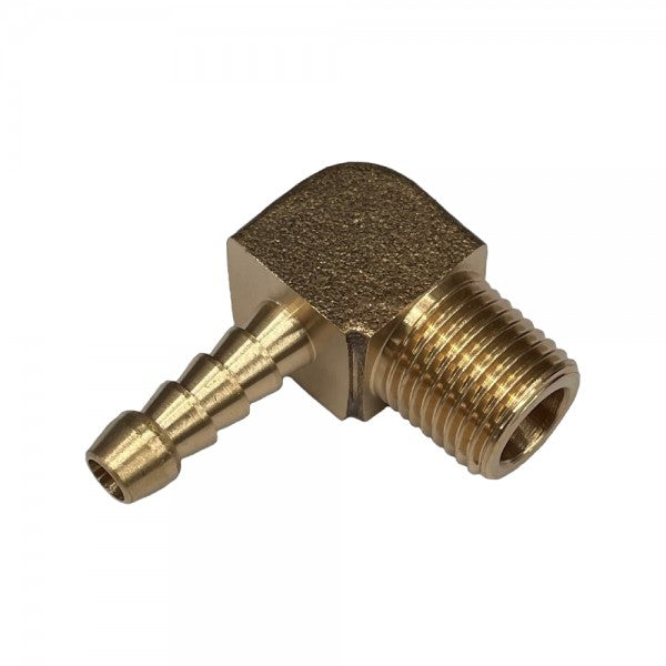 TFI Racing Male Elbow Tail Fitting 1/4" (6.3mm) Hose Tube End to X 1/4"