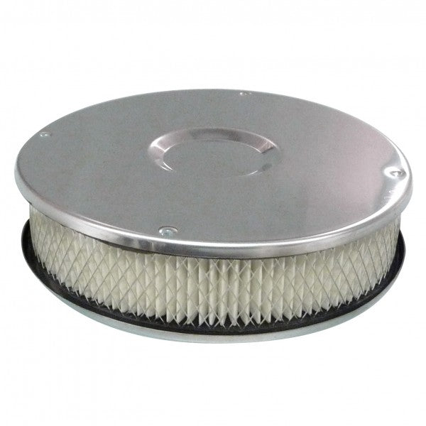 TFI Racing Chrome Air Cleaner 8-3/4" Wide x 55mm Tall 2-5/8" Neck Stromberg