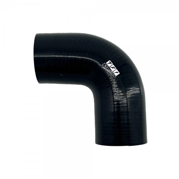 TFI Racing Silicone Hose Black 90 Deg Elbow 57mm (2.25") ID, 50mm Leg Length