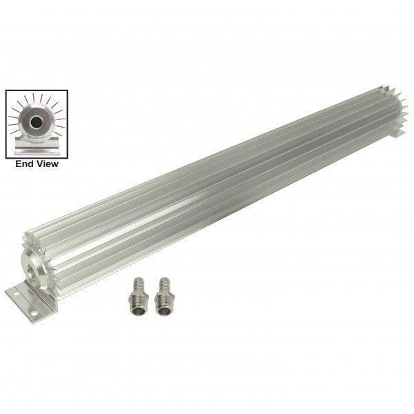 TFI Racing Aluminium Heat Sink Fluid Cooler 20-1/4" x 3". 3/8" NPT Inlet