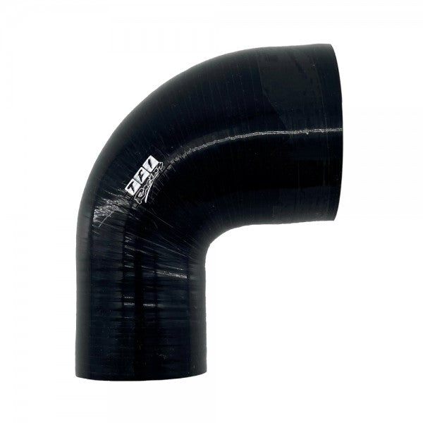 TFI Racing Silicone Hose 90 Deg Reducing Elbow 102 to 76mm (4" to 3") ID, 50mm