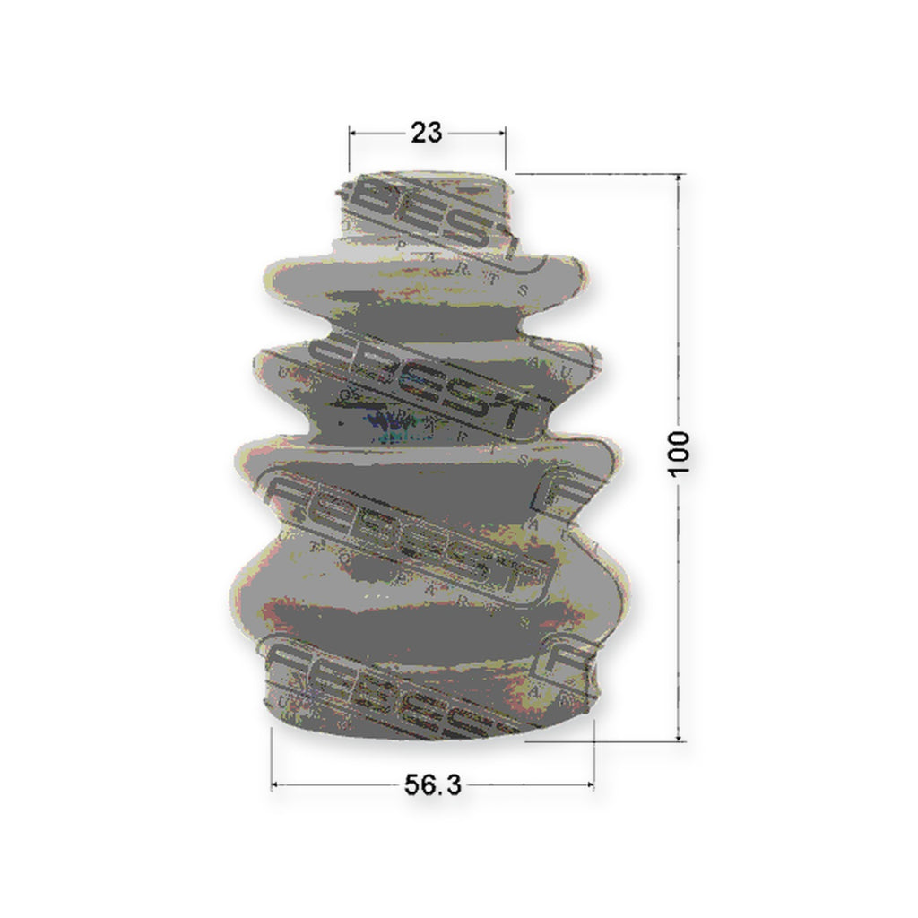 Holden Barina Inner Boot CV Joint Kit 56.3X100X23 & More