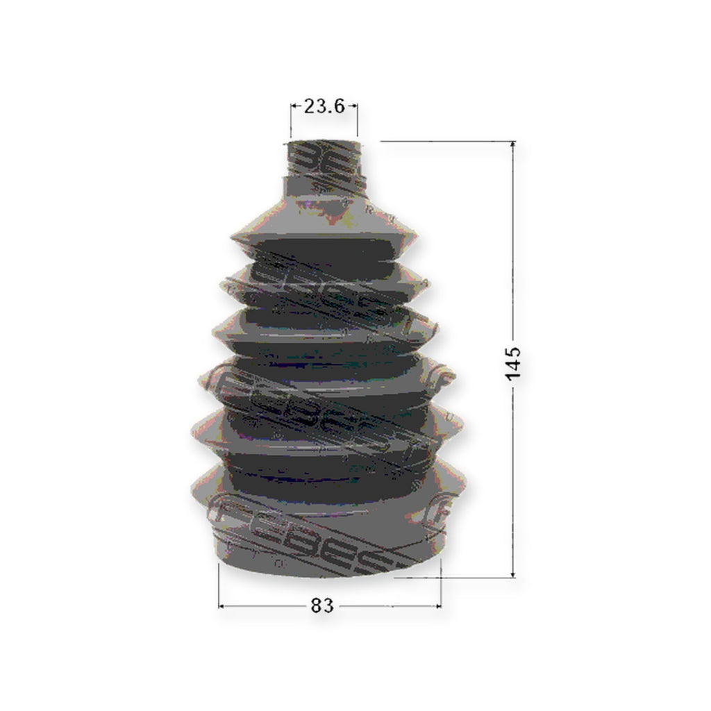 Mitsubishi Carisma DA1-6A Outer Boot CV Joint Kit Pvc 83X145X23.6 & More