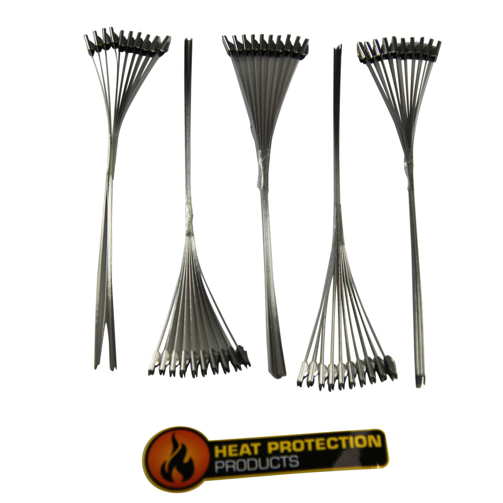 Heat Protection Exhaust Wrap Locking Ties 200mm (8 Inch) Long Heavy Duty Qty 50