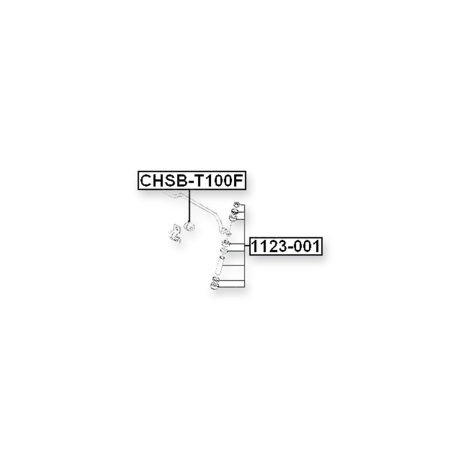 Opel Astra F Front Sway Bar Link
