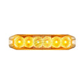 LED AUTOLAMPS Amber 6 Module LED Emergency Lamp 12/24V 3M Tape Flush MNT 25cm