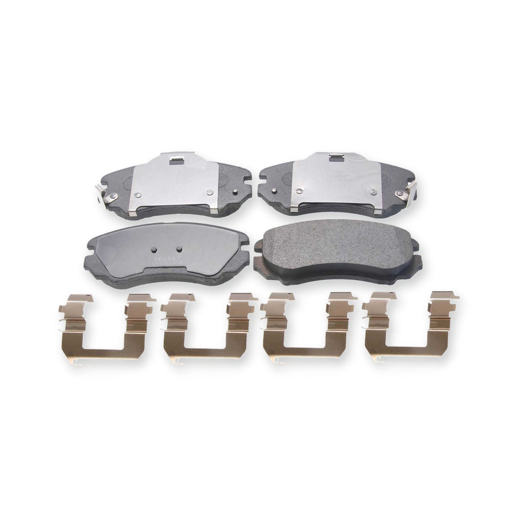 Hyundai Front Pad Kit, Disc Brake - (With Anti Squeal Shim, With Brackets)