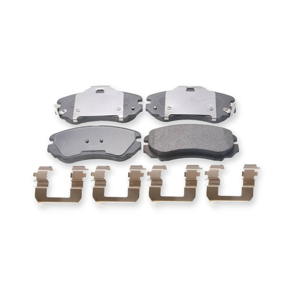 Hyundai Front Pad Kit, Disc Brake - (With Anti Squeal Shim, With Brackets)