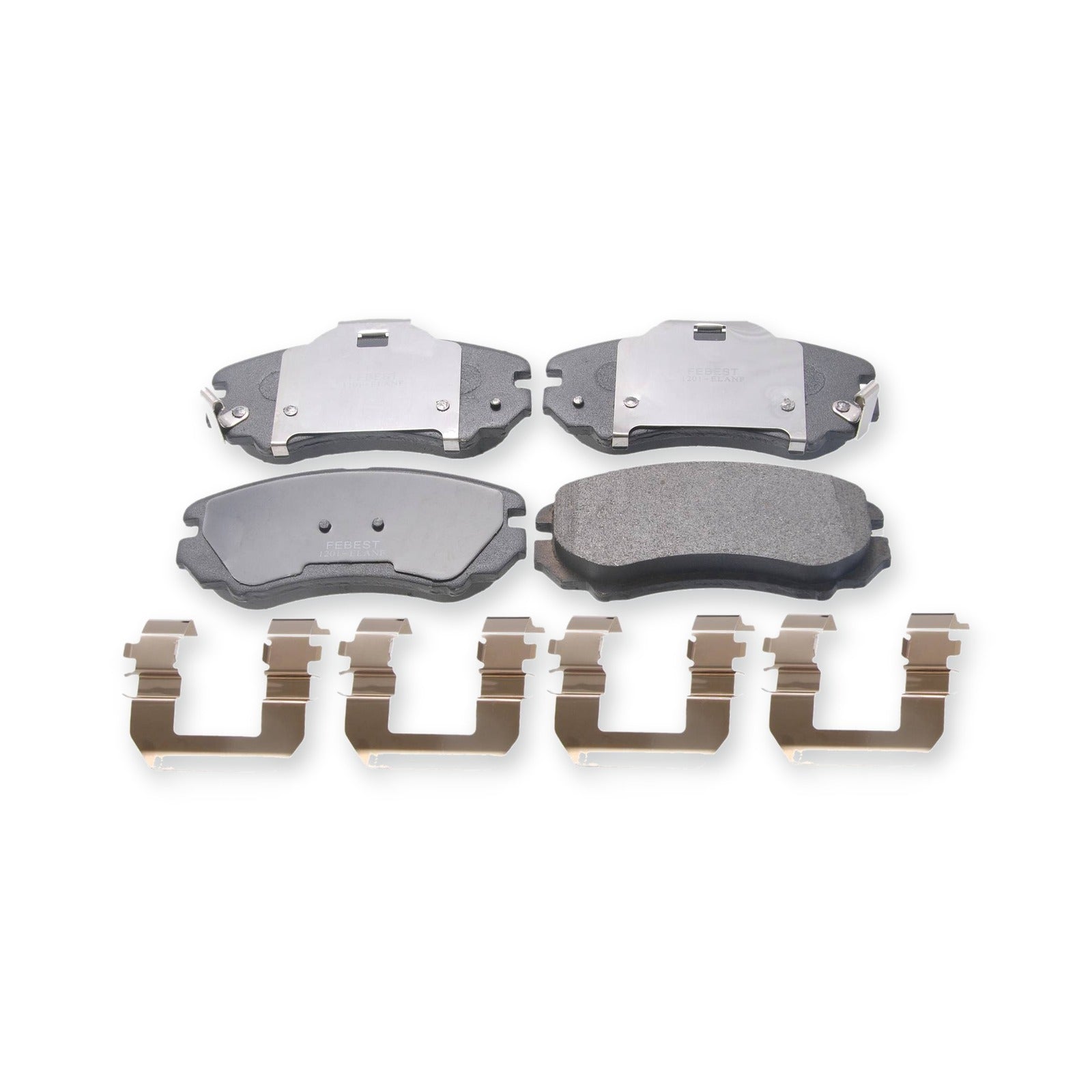 Hyundai Front Pad Kit, Disc Brake - (With Anti Squeal Shim, With Brackets)