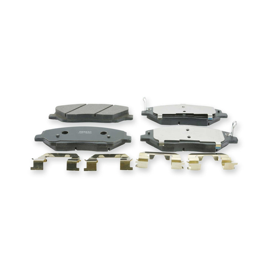 SsangYong Front Pad Kit, Disc Brake - (With Anti Squeal Shim, With Brackets)