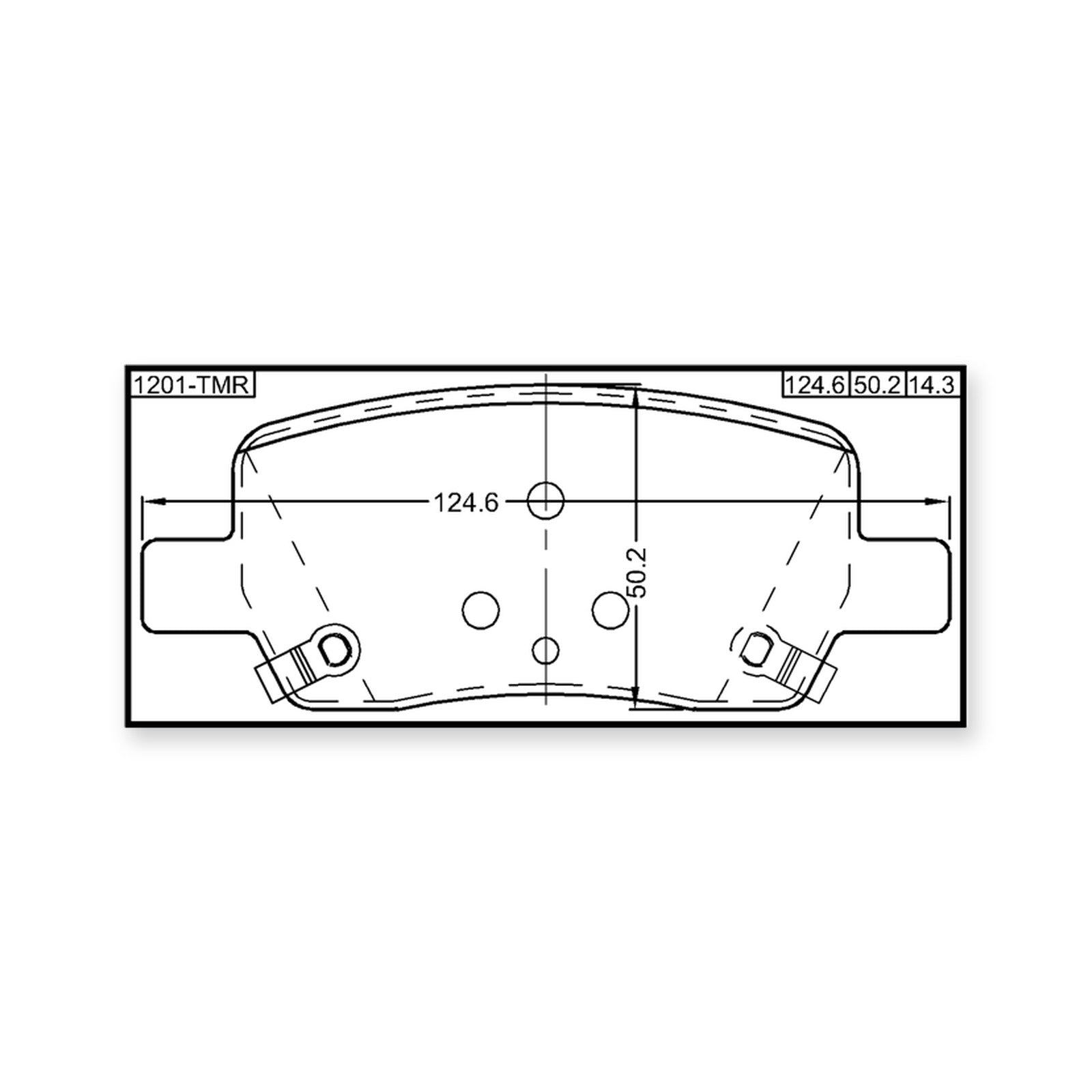 Hyundai Santa Rear Pad Kit, Disc Brake - Kit