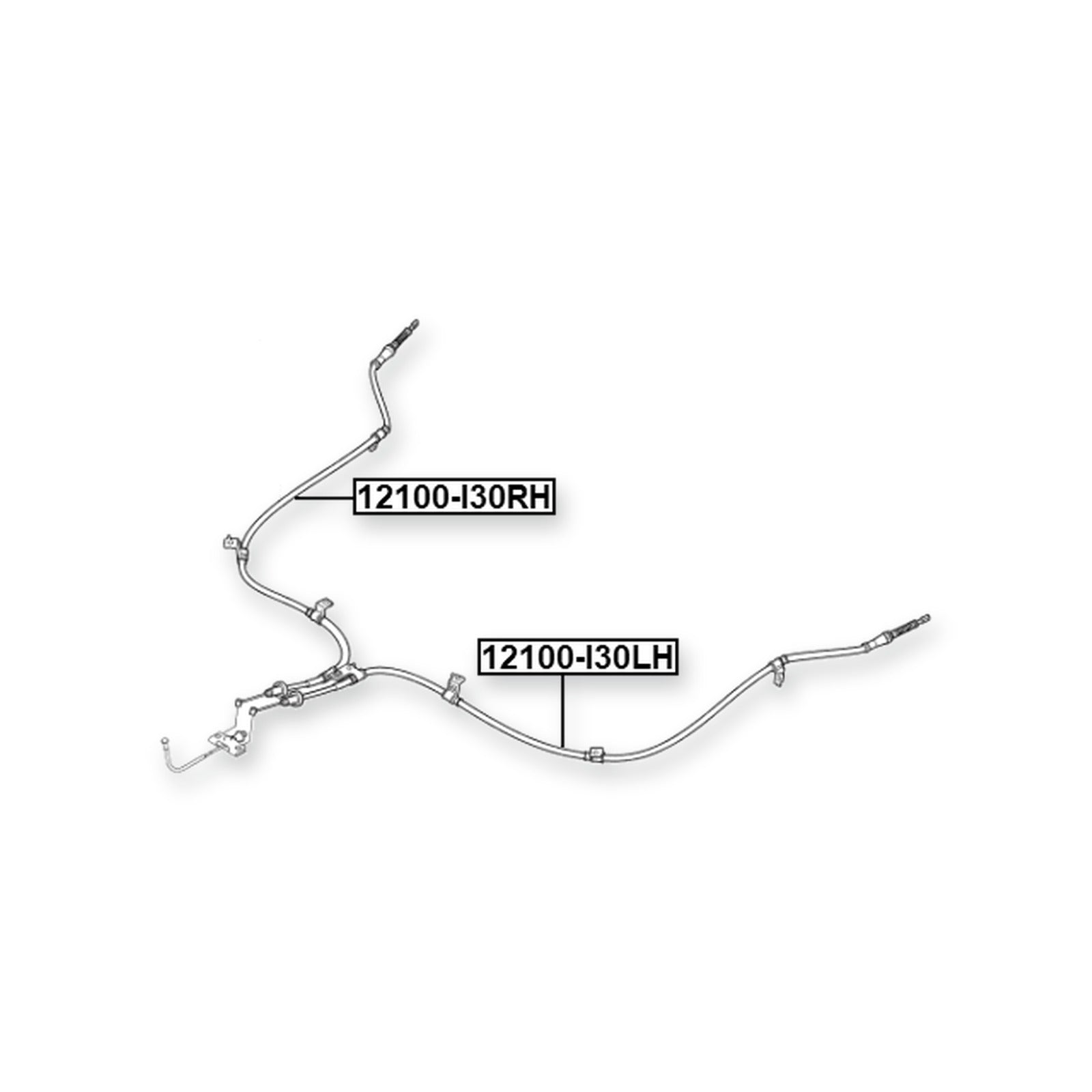 Kia Ceed Rear Right Parking Brake Cable