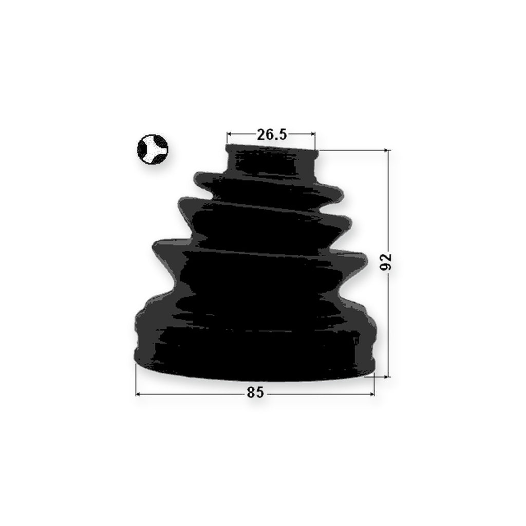 Hyundai Grand Santa Inner Boot CV Joint Kit 85X92X26.5 2006-on