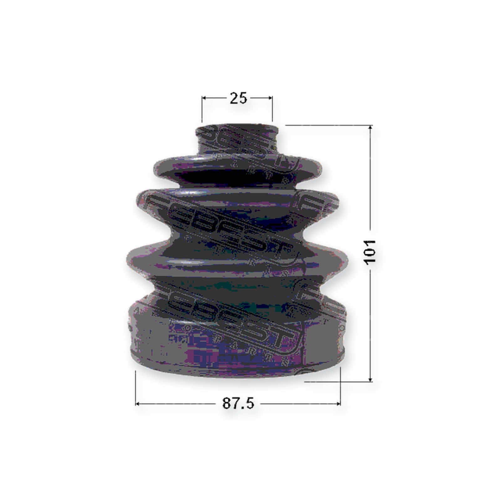 Nissan Almera Outer Boot CV Joint Kit 87.5X101X25 & More