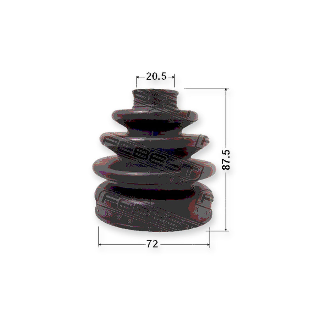 Lifan Smily Outer Boot CV Joint Kit 72X87.5X20.5