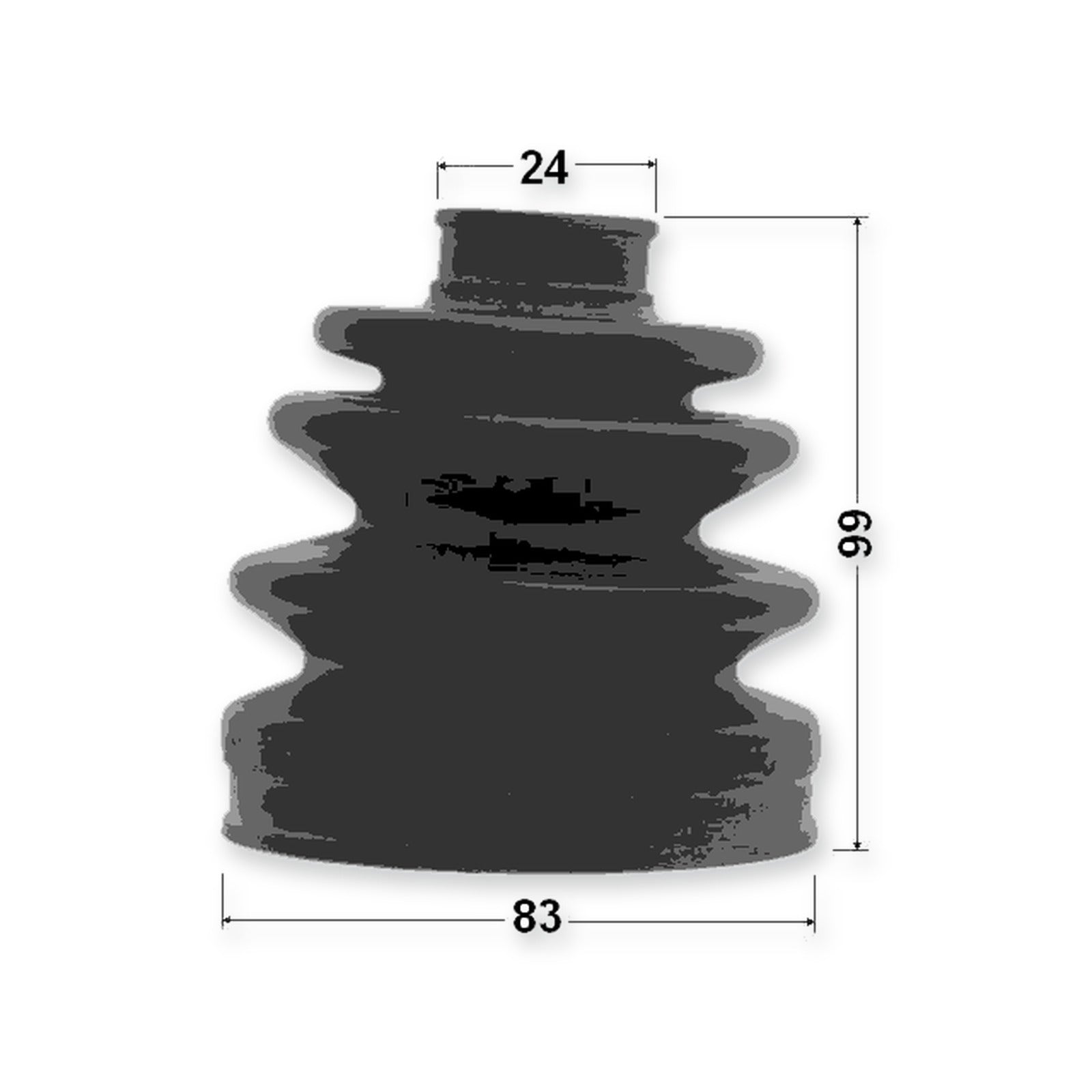Mazda 6 Wagon Outer Boot CV Joint Kit 83X99X24 & More