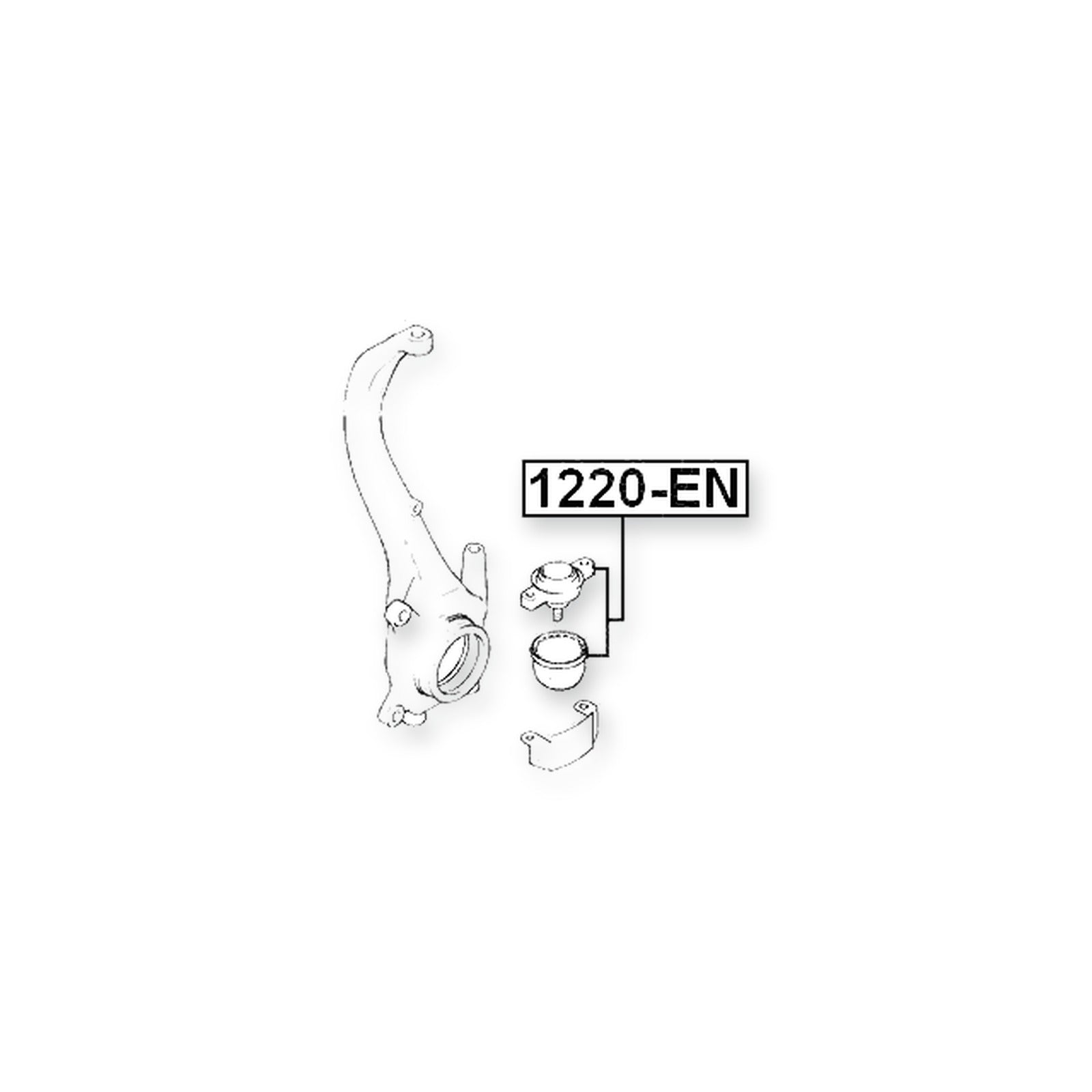 Hyundai Avante Front Lower Ball Joint Steering Knuckle 2006-on