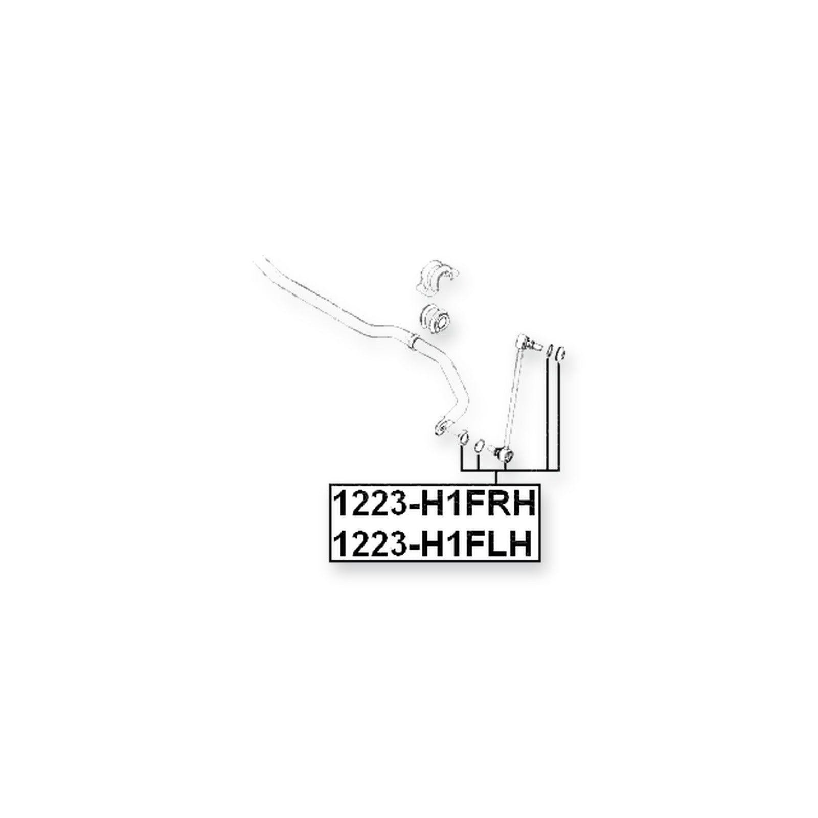 Hyundai Grand Starex Front Right Sway Bar Link