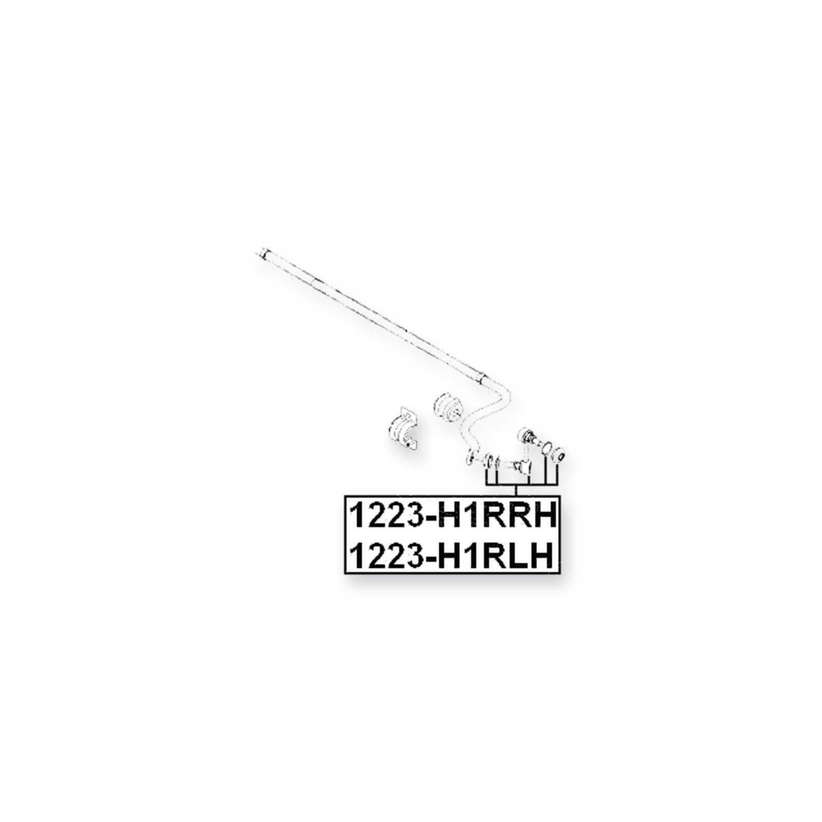 Kia Sorento Rear Right Sway Bar Link