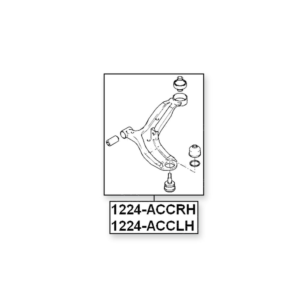 Hyundai Accent Front Right Control Arm
