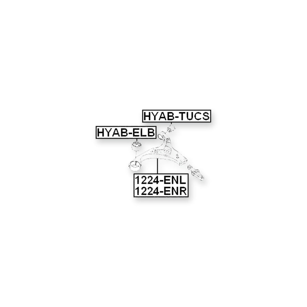 Kia Carens Front Left Control Arm 2006-on