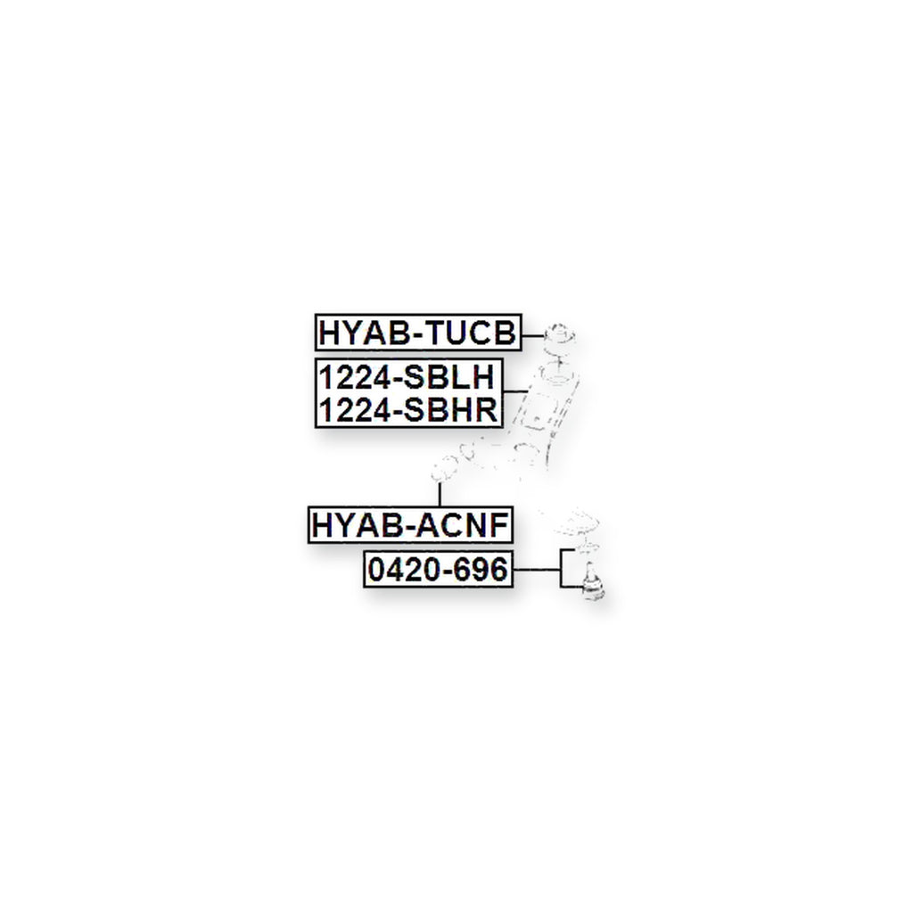 Hyundai Accent Front Left Control Arm