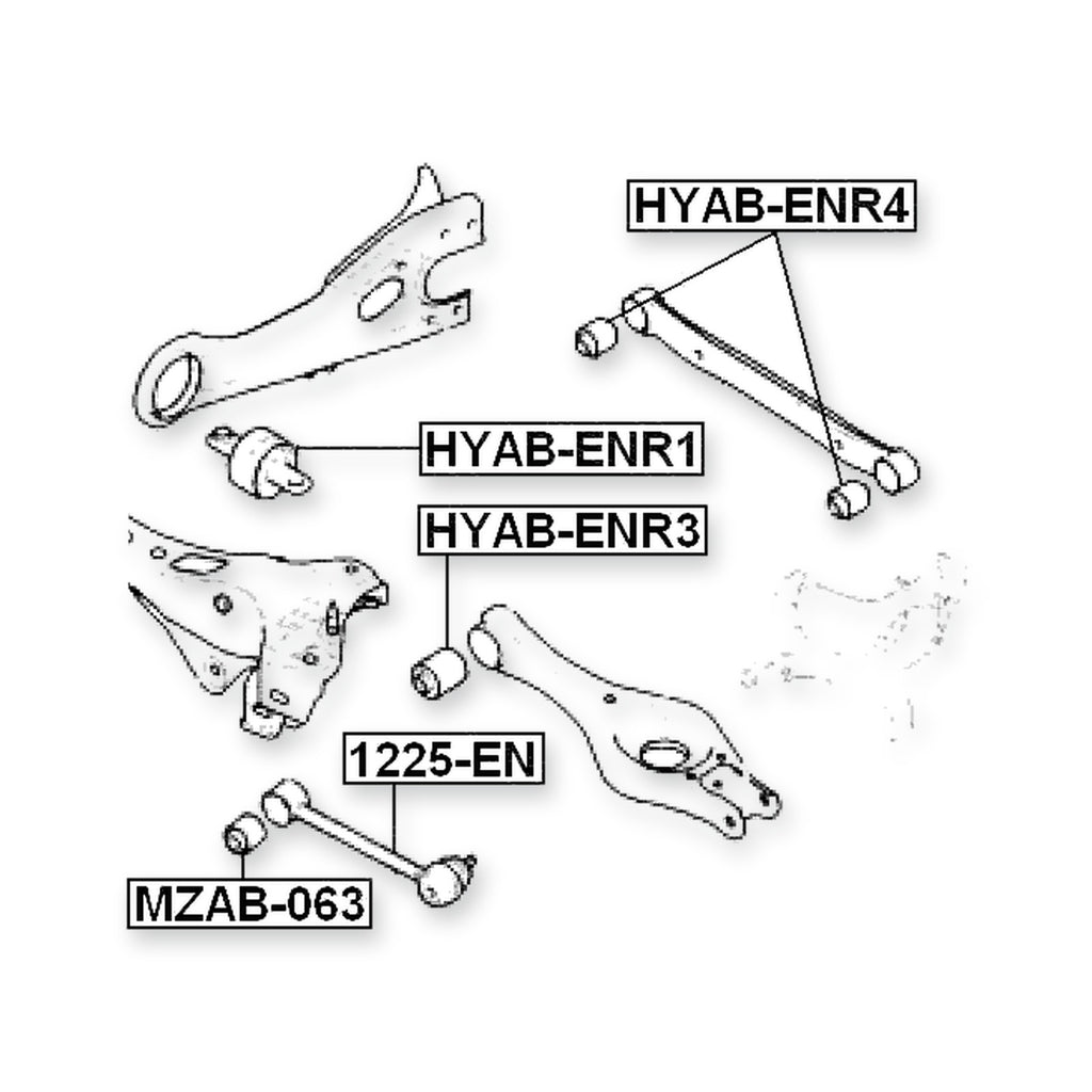 Hyundai Aslan Rear Transverse Link With Ball Joint 2006-on