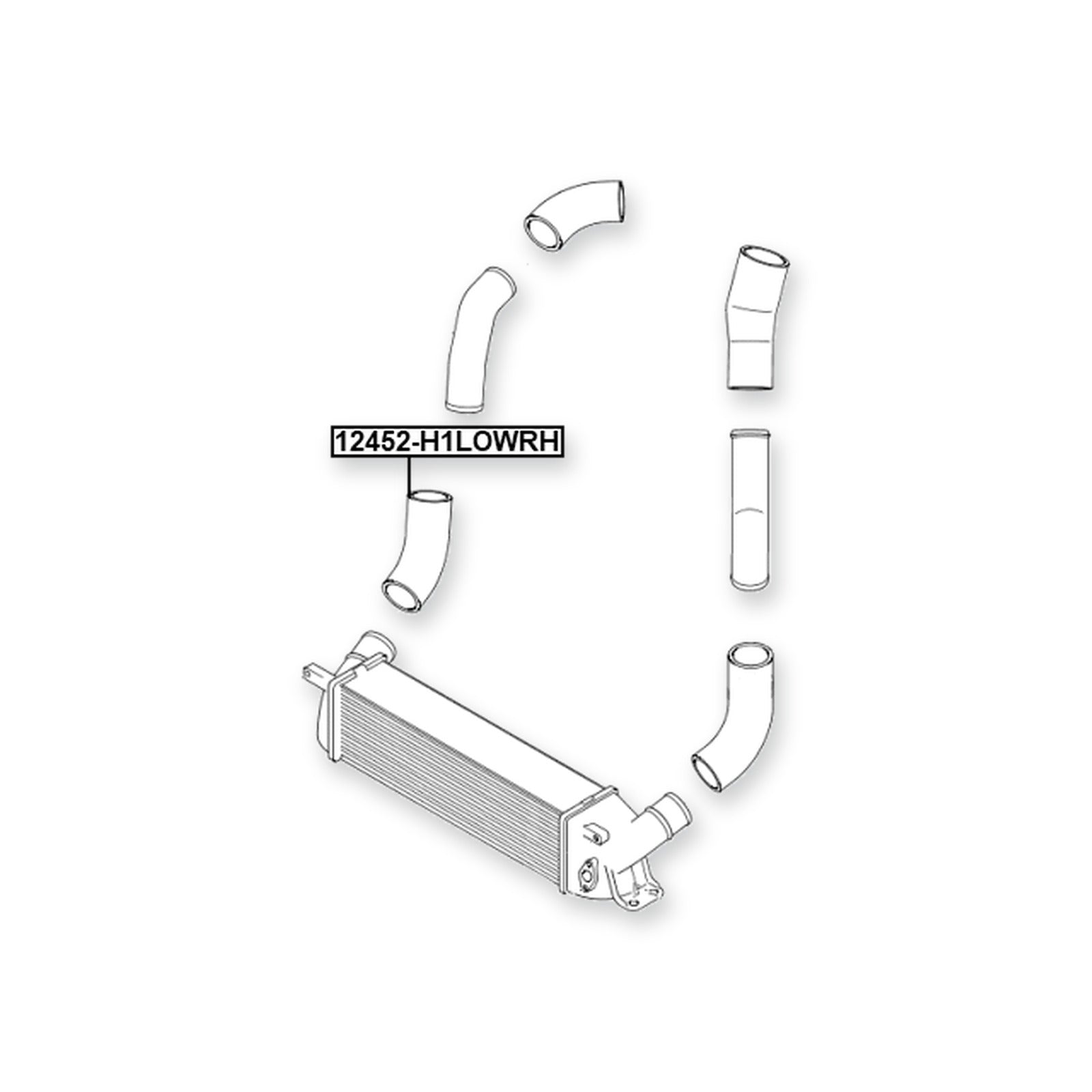 Hyundai Grand Starex Intercooler Hose