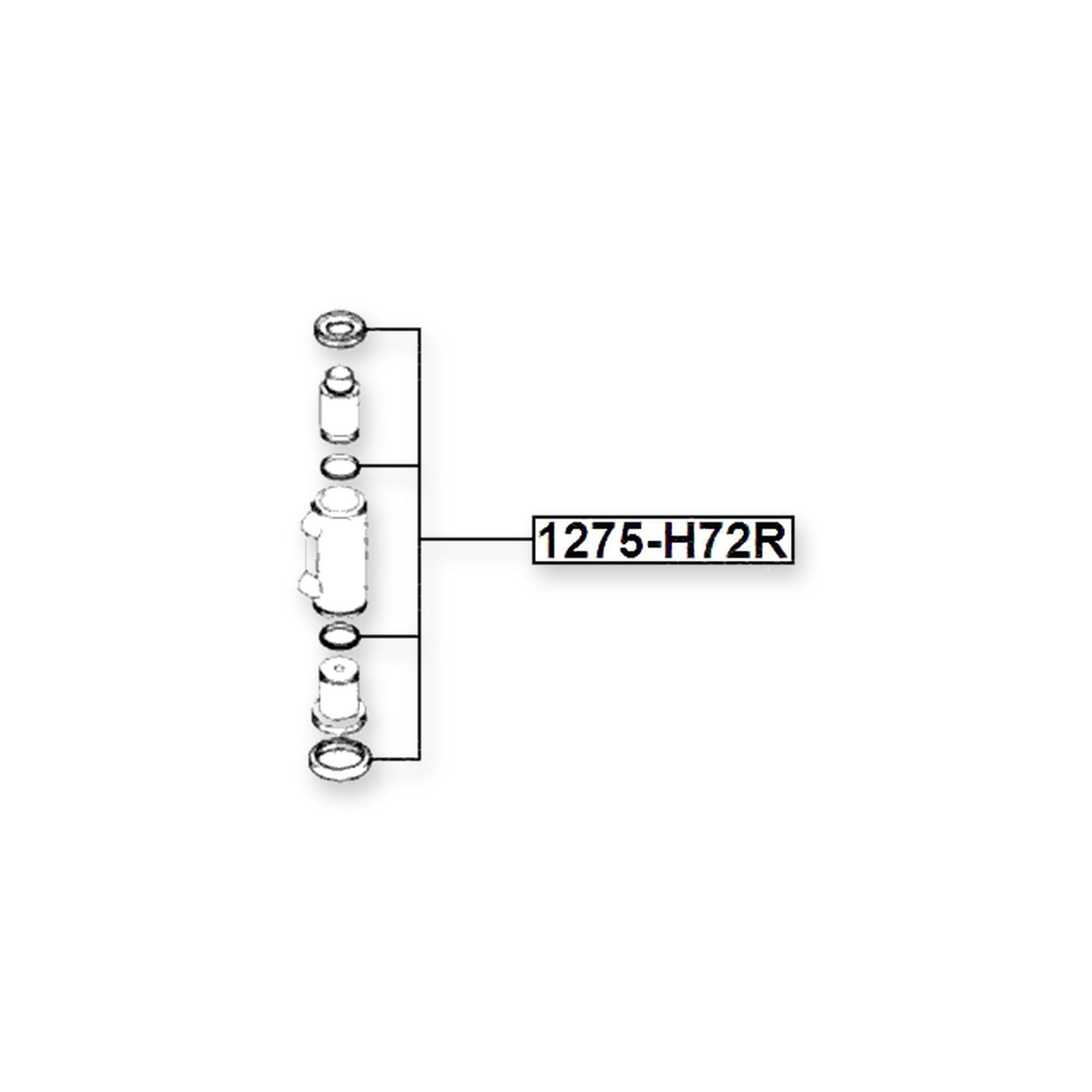 Kia Pamax Rear Wheel Brake Cylinder Repair Kit (Set For One Side)