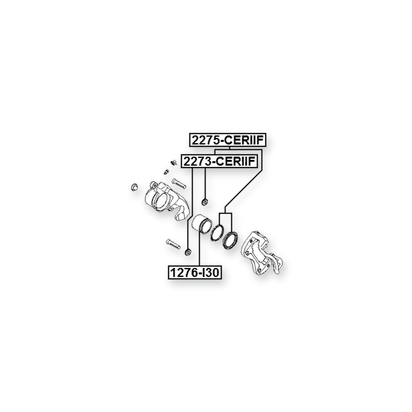 Hyundai Avante Front Caliper Piston D57.1 & More