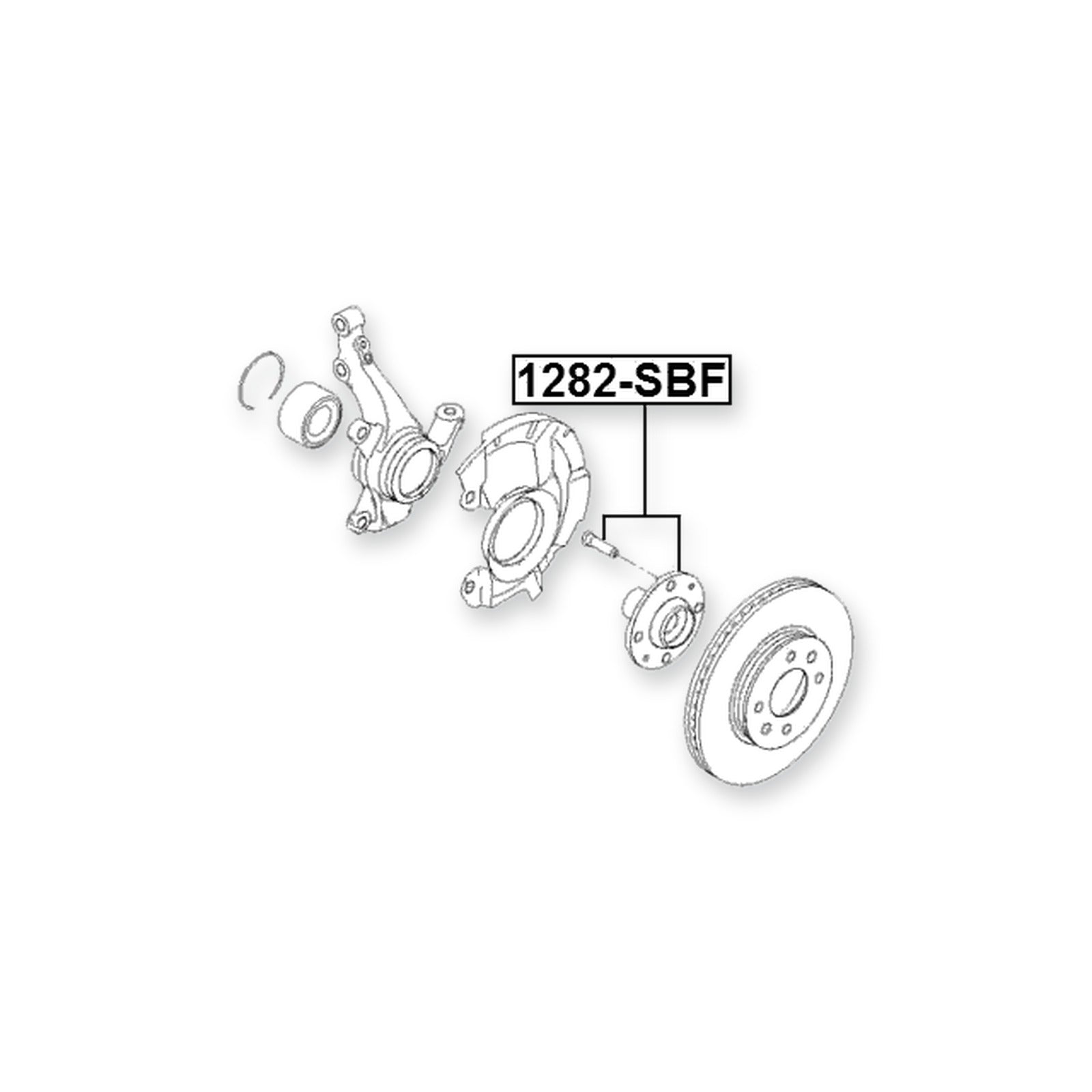 Hyundai Accent Front Wheel Hub