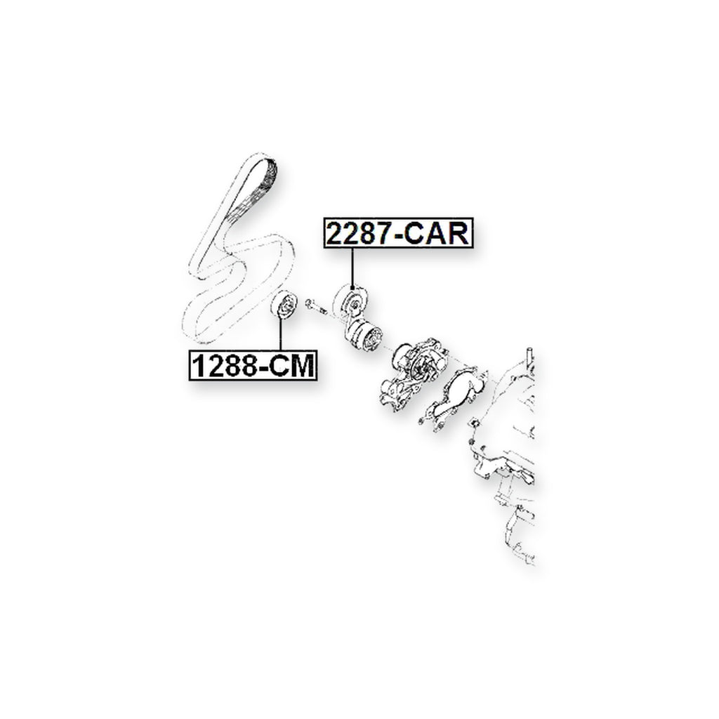 Hyundai Azera Pulley Idler Kit 2006-on