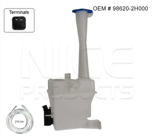 Washer Reservoir with Pump for Hyundai Elantra HD (10/06 - 05/11)