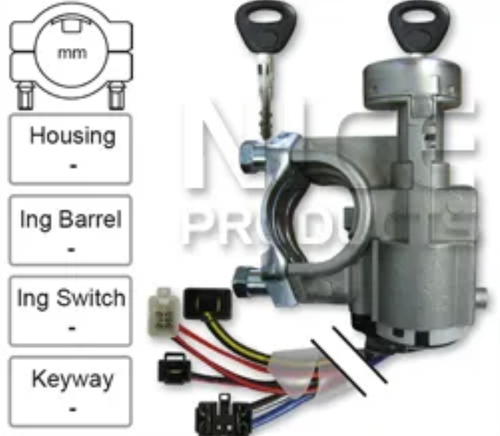 Ignition Lock & Switch for Mazda RX7 Series 3 (11/85 – 07/89)