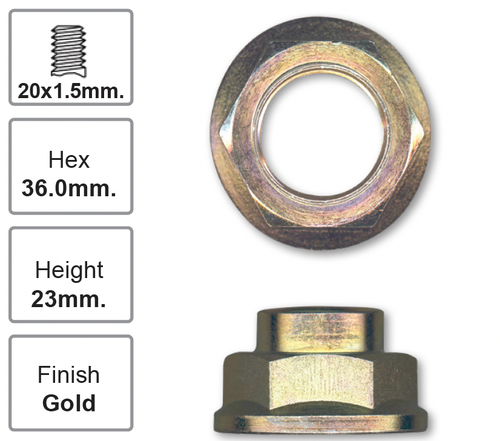 Rear Left Hub Nut Pair for Subaru Outback (03/96 - 2021)