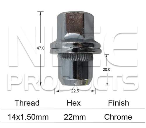 4x Land Rover Wheel Nut Discovery LC