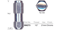 4x Ford Wheel Nut EL XR6 - XR8 / EL Fairmont & Ghia