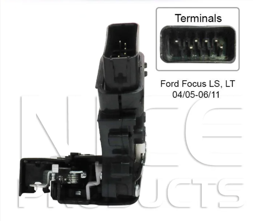 Front Right Door Lock Actuator for Ford Focus LS-LT (04/05 - 06/11)