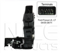 Front Right Door Lock Actuator for Ford Focus LS-LT (04/05 - 06/11)