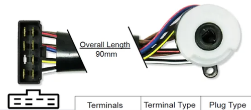 Ignition Switch for Toyota HiLux All Series Tilt (08/88 – 07/91)