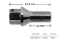 4x Ford Wheel Stud WA / WB / WD / WF