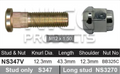 Honda Wheel Stud & Nut Set Concerto Alloy Wheels / ALL Alloy Wheels & More